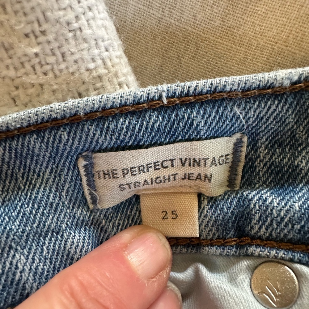 Madewell Perfect Vintage Straight Jeans - Picture 3 of 5